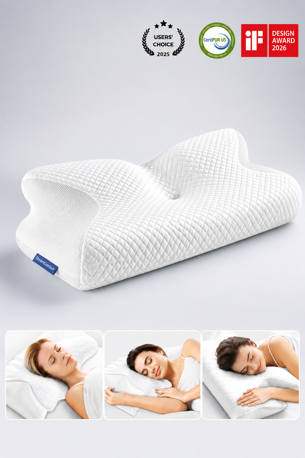 CozyRest® Memory Foam Neck Pillow